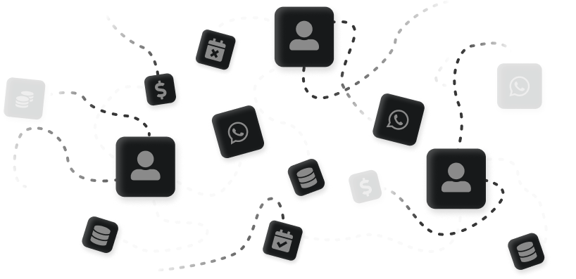 Fluxo desestruturado: conversas e tarefas dispersas